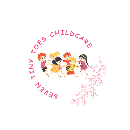SEVEN TINY TOES CHILDCARE logo