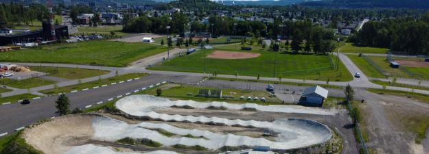 Carrie Jane Gray BMX and ball fields on a summer day