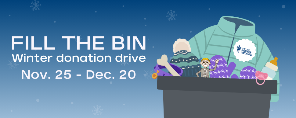 Fill the Bin Winter Donation Drive. Nov. 25 to Dec. 20
