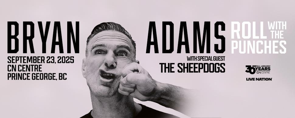 Bryan Adams Roll with the Punches Tour at CN Centre on September 23, 2025