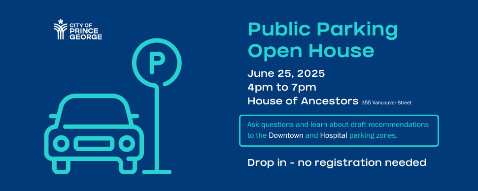 Public parking open house June 25, 2025 4 p.m. to 7 p.m. House of ancestors