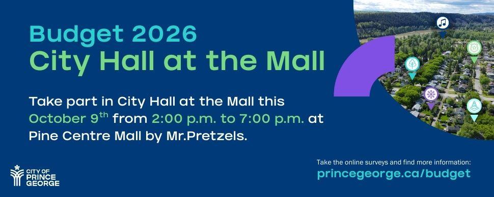 Budget 2026 City Hall at the Mall Invitation 