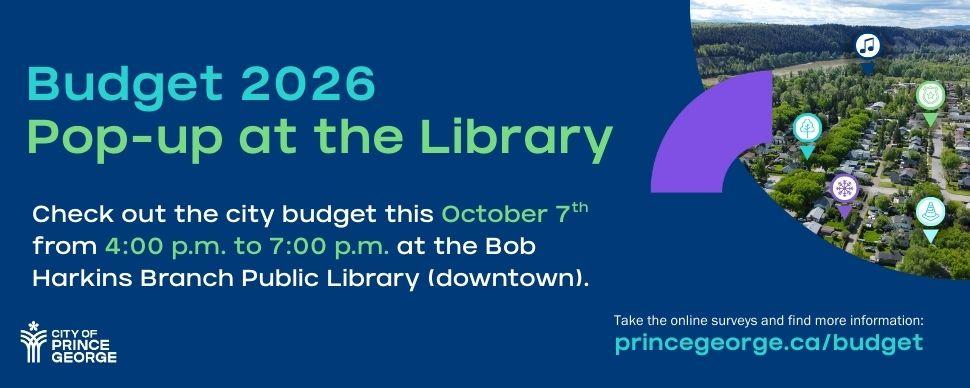 Budget 2026 Library Pop-up Invitation 
