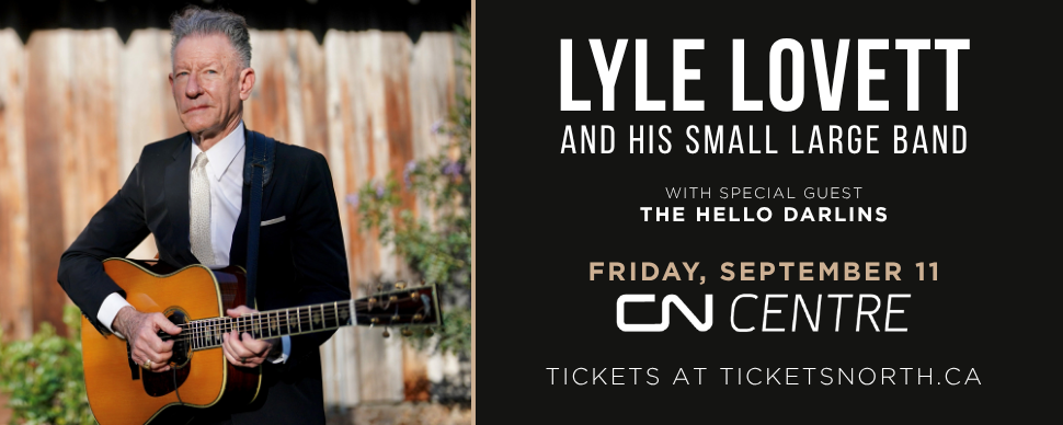 Lyle Lovett at the CN Centre on September 11