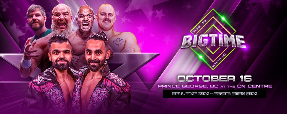 Primetime Wrestling comes to the CN Centre on October 16, 2026
