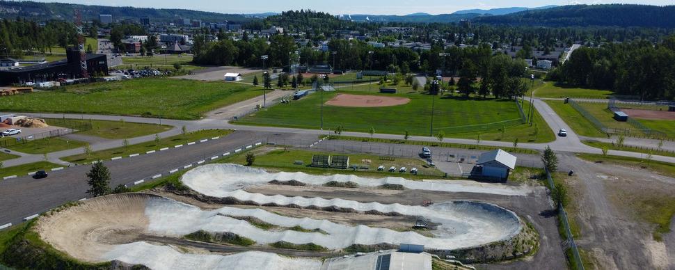 Carrie Jane Gray BMX and ball fields on a summer day